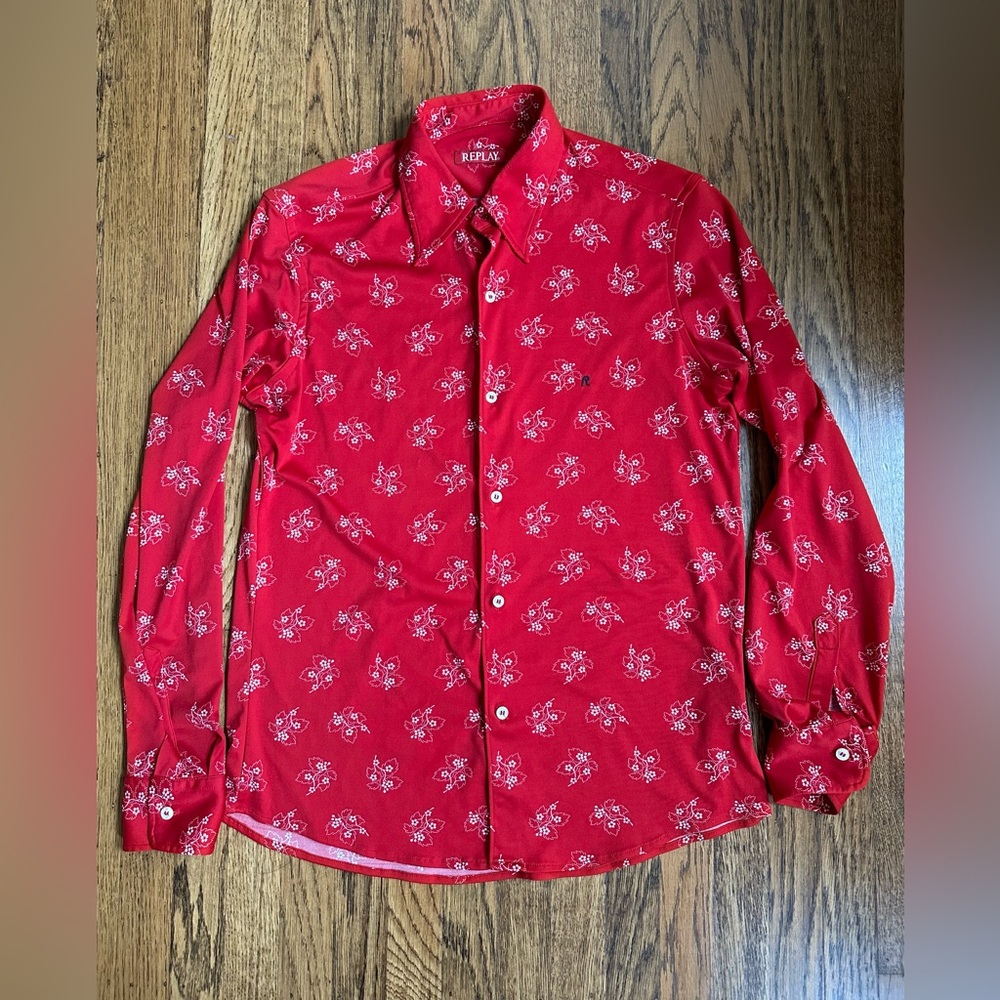 Replay Men’s Button Down Shirt. Size M.